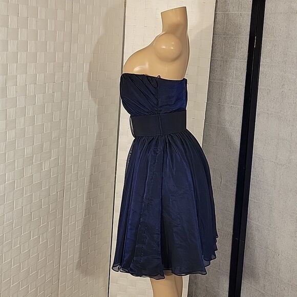 KATHRYN CONOVER CHAFFIN SHORT STRAPLESS COCKTAIL DRESS - Picture 9 of 13